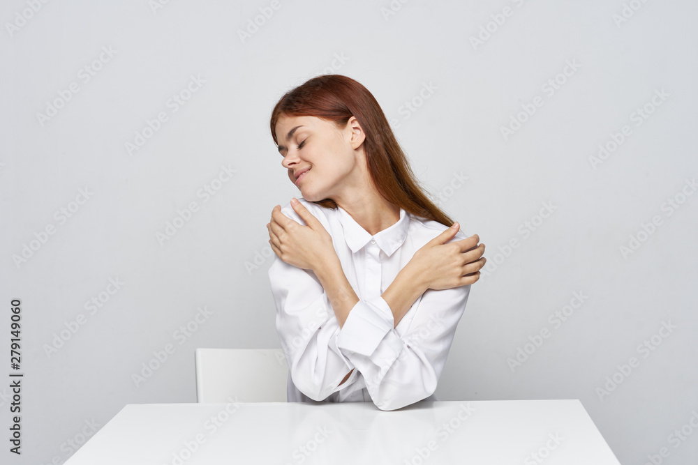young woman sitting on the floor with laptop young woman sitting on the floor with laptop