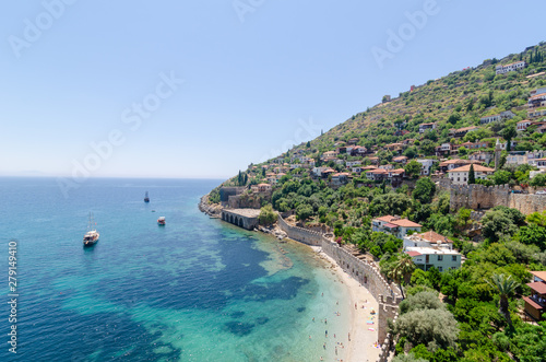 Ancient shipyard in Alanya peninsula,Antalya