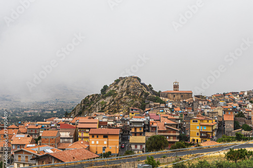 Panorama di Maletto in provincia di Catania
