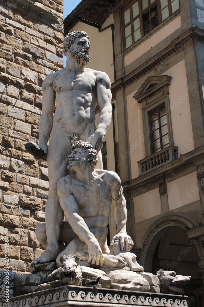 Hercules and Cacus front, Piazza della Signoria, Florence