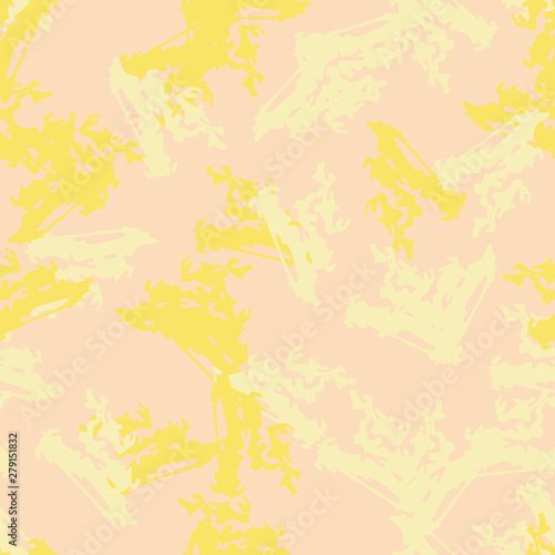 Desert UFO camouflage of various shades of beige and yellow colors