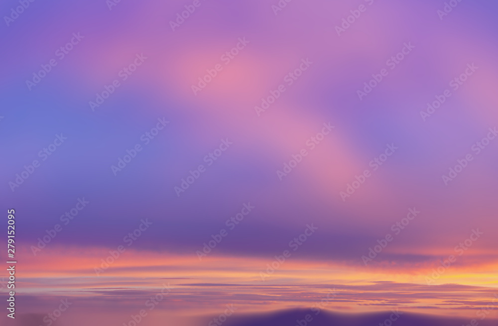 Obraz premium Dramatic sunrise sky.