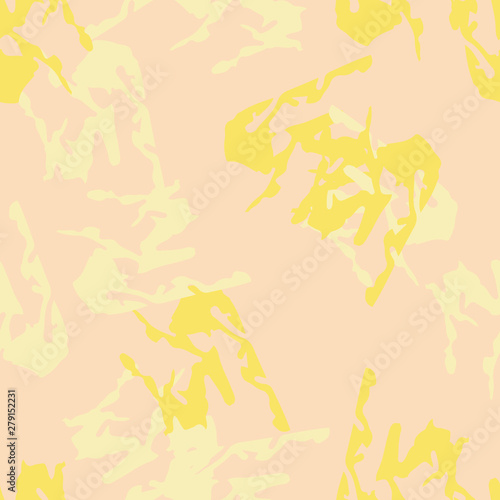 Desert UFO camouflage of various shades of beige and yellow colors © Ko_Te