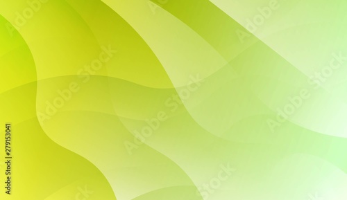 Abstract Wavy Background. For Futuristic Ad, Booklets. Vector Illustration with Color Gradient.
