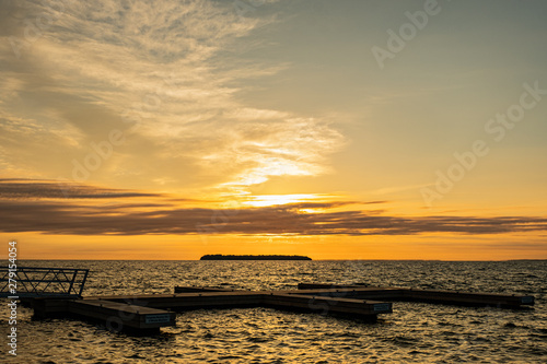 sunrise at Innisfil Beach Park Ontario Canada photo