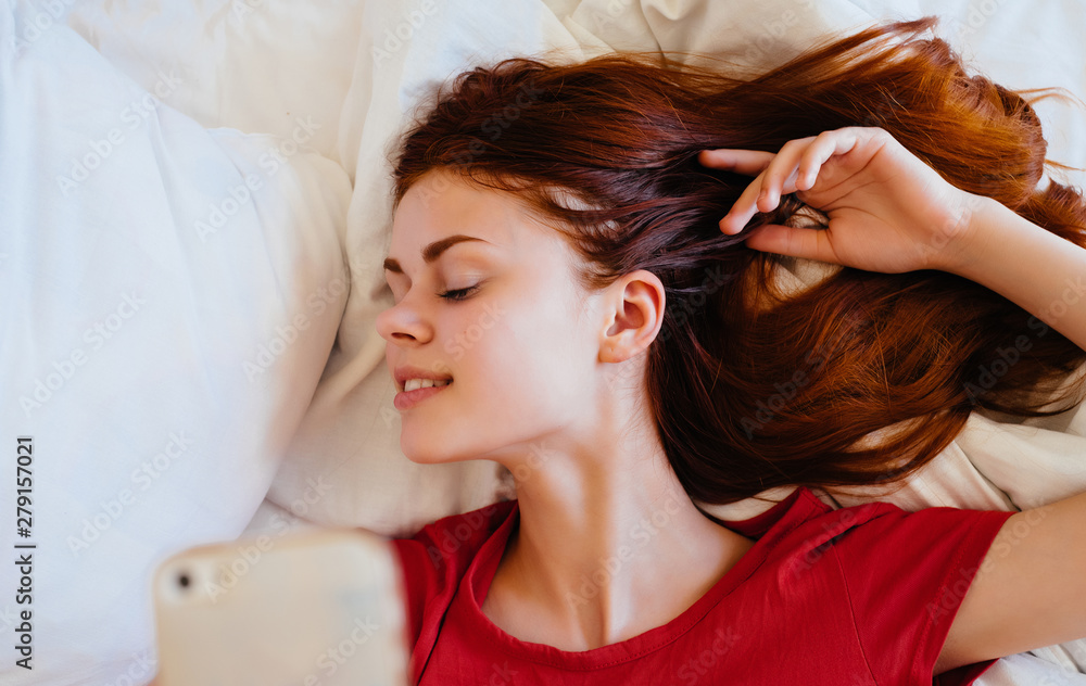 Fototapeta premium woman with long hair