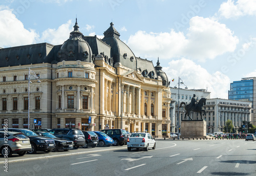 Fototapeta Naklejka Na Ścianę i Meble -  Revolution Square in Capital city of Romania - Bucharest