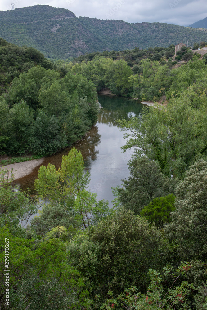 Vieussan Languedoc France. River Orb Vieussan Languedoc France. River Orb