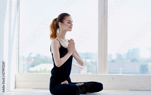 Free Download young woman sitting on stairs - GFXLoad