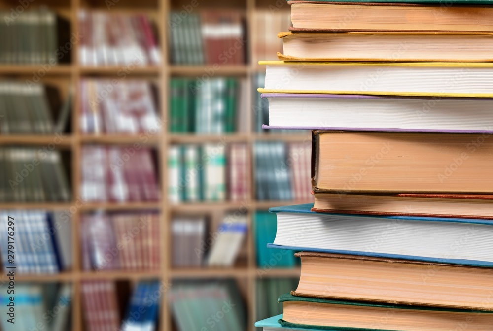 Stack of books, education and learning background Stack of books, education and learning background