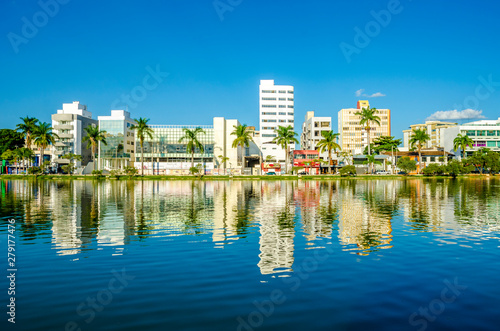 Panoramic view of Sete Lagoas ( Seven  Lakes ) .City in Brazil. State of MInas Gerais . photo