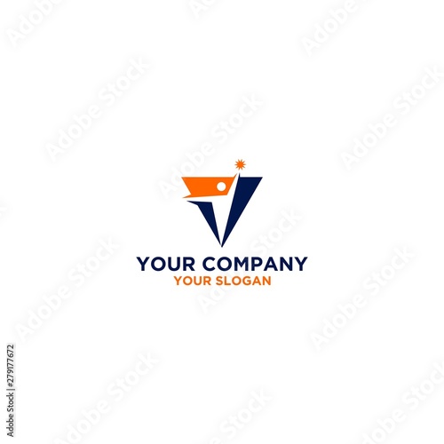 Leadership Training Logo Design Vector