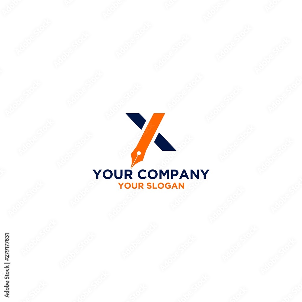X Writers Logo Design Vector X Writers Logo Design Vector