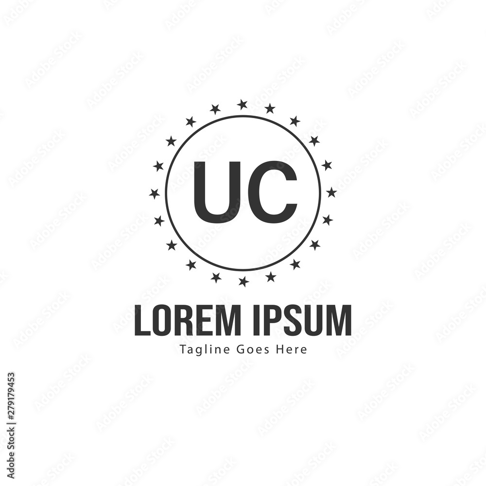 UC Letter Logo Design. Creative Modern UC Letters Icon Illustration UC Letter Logo Design. Creative Modern UC Letters Icon Illustration