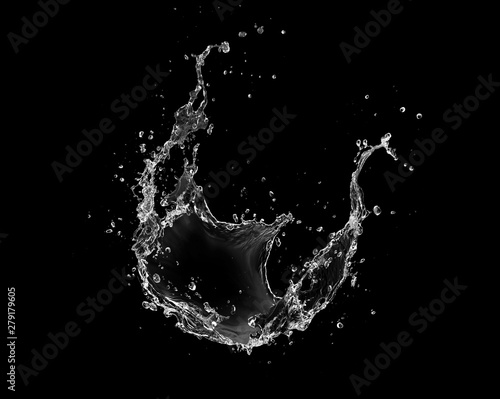 water Splash isolated.
