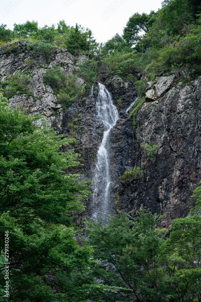 waterfall in deep forest