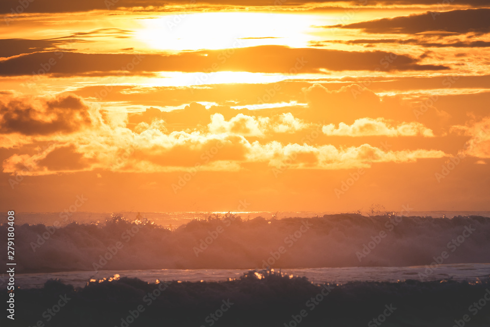 Obraz premium Sunset at the coast