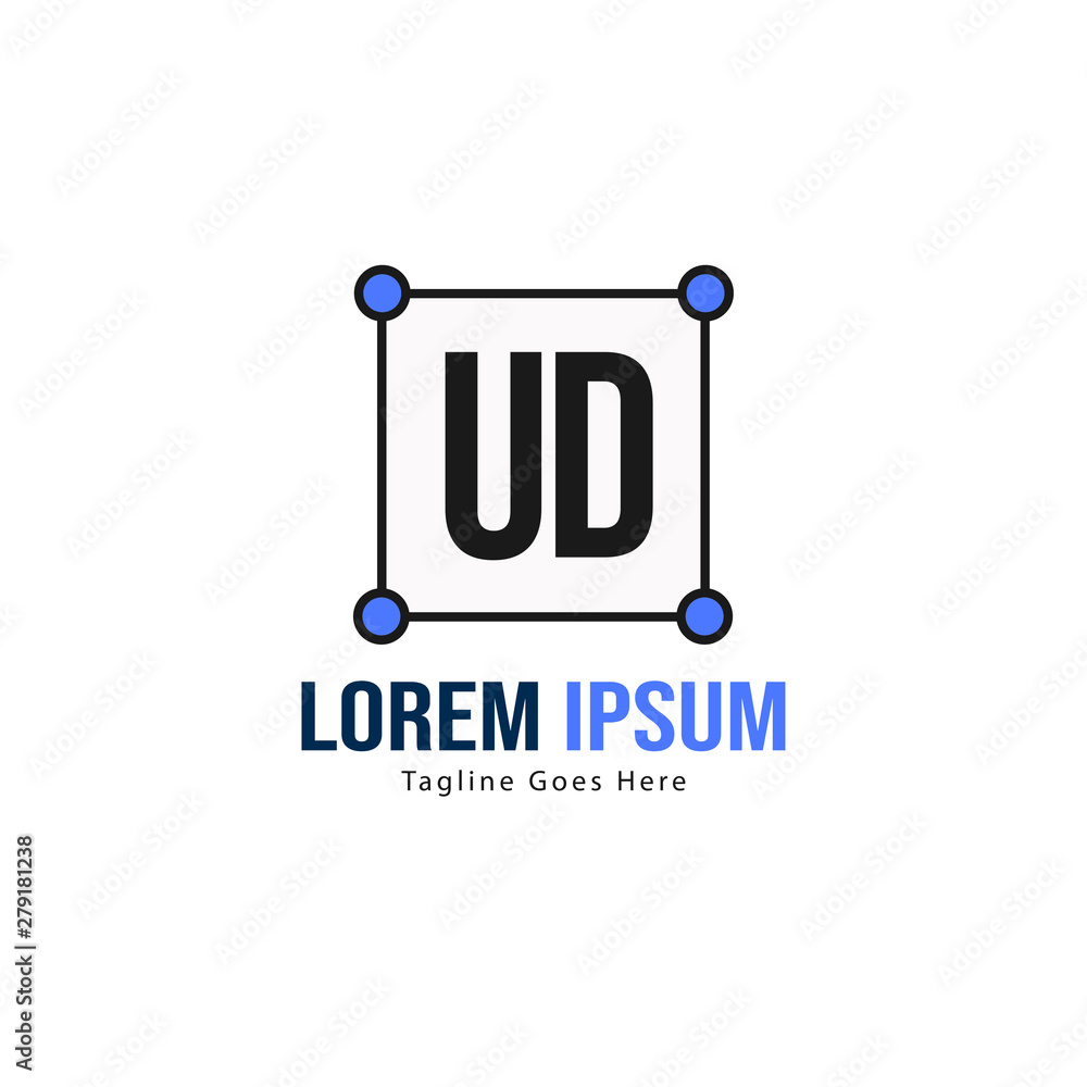 UD Letter Logo Design. Creative Modern UD Letters Icon Illustration UD Letter Logo Design. Creative Modern UD Letters Icon Illustration