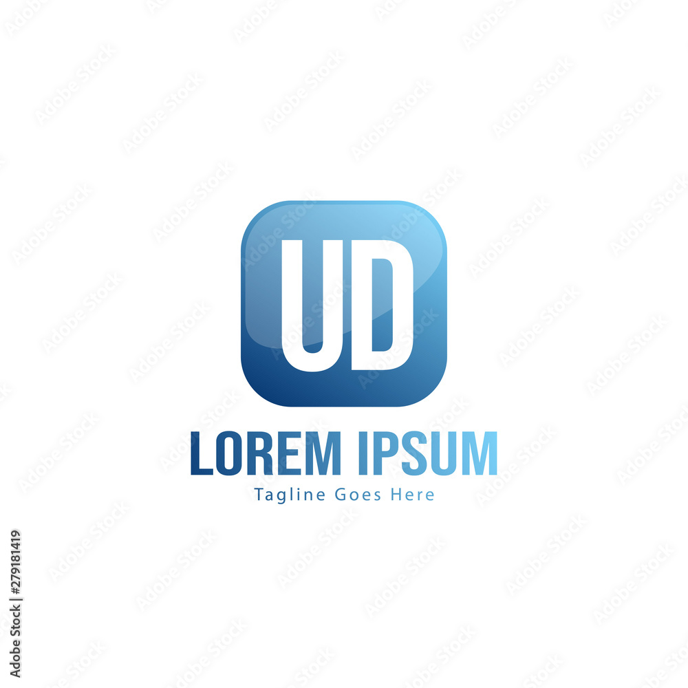 UD Letter Logo Design. Creative Modern UD Letters Icon Illustration UD Letter Logo Design. Creative Modern UD Letters Icon Illustration