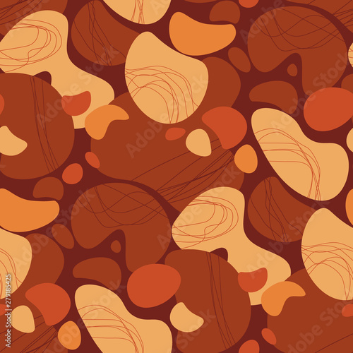 Terracotta colors abstract ...