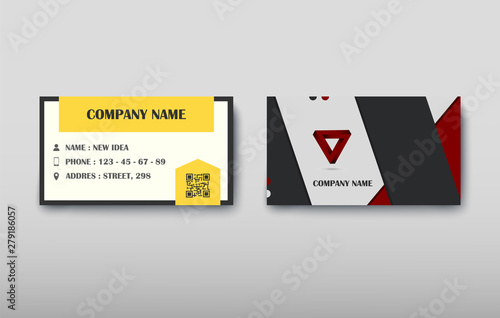 Poster infographics information business modern design set proposal advert