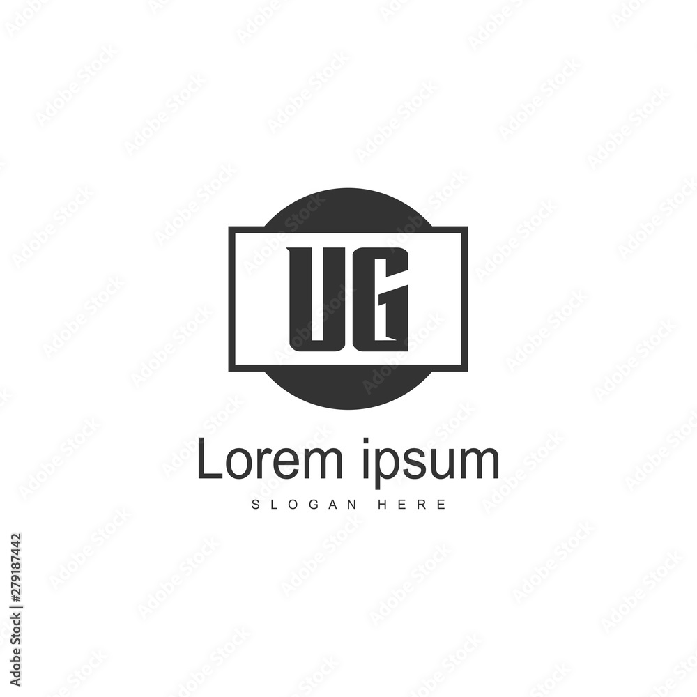 UG Letter Logo Design. Creative Modern UG Letters Icon Illustration UG Letter Logo Design. Creative Modern UG Letters Icon Illustration
