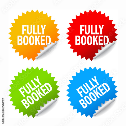 Fully booked note papers set