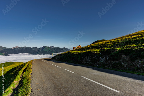 Col d’Aubisque in den Französischen Pyrenäen