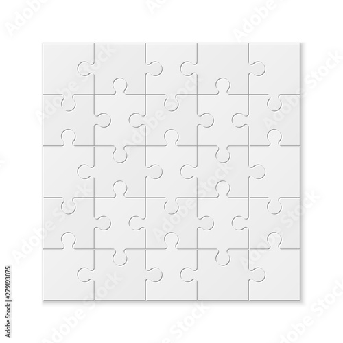 Set puzzle pieces. Texture mosaic background.