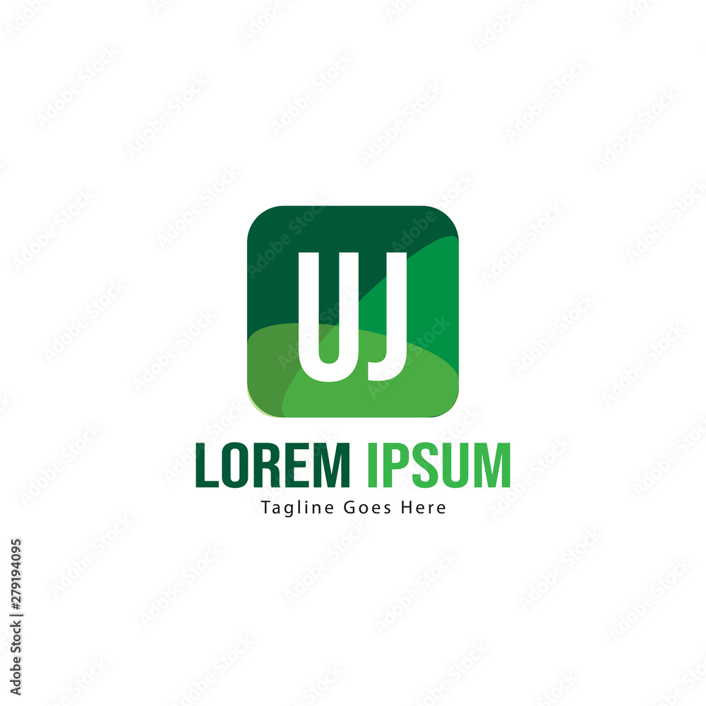 UJ Letter Logo Design. Creative Modern UJ Letters Icon Illustration UJ Letter Logo Design. Creative Modern UJ Letters Icon Illustration