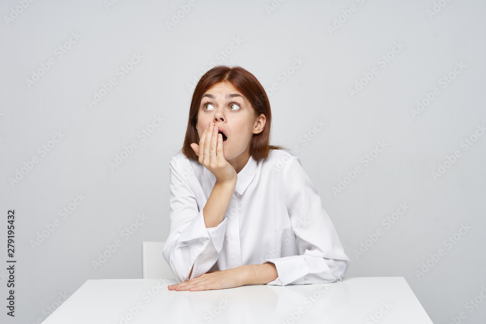 young business woman in the office