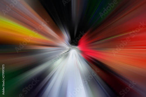 Fondo abstracto colorido efecto zoom