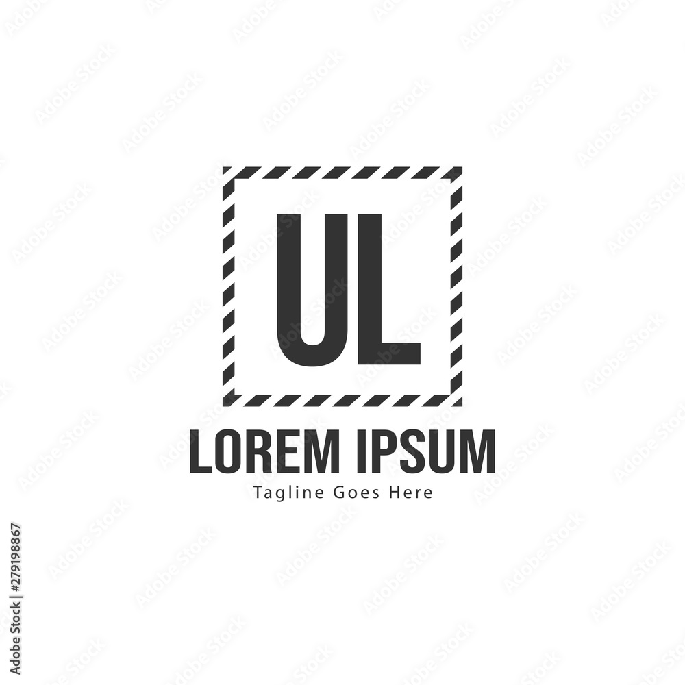 UL Letter Logo Design. Creative Modern UL Letters Icon Illustration UL Letter Logo Design. Creative Modern UL Letters Icon Illustration