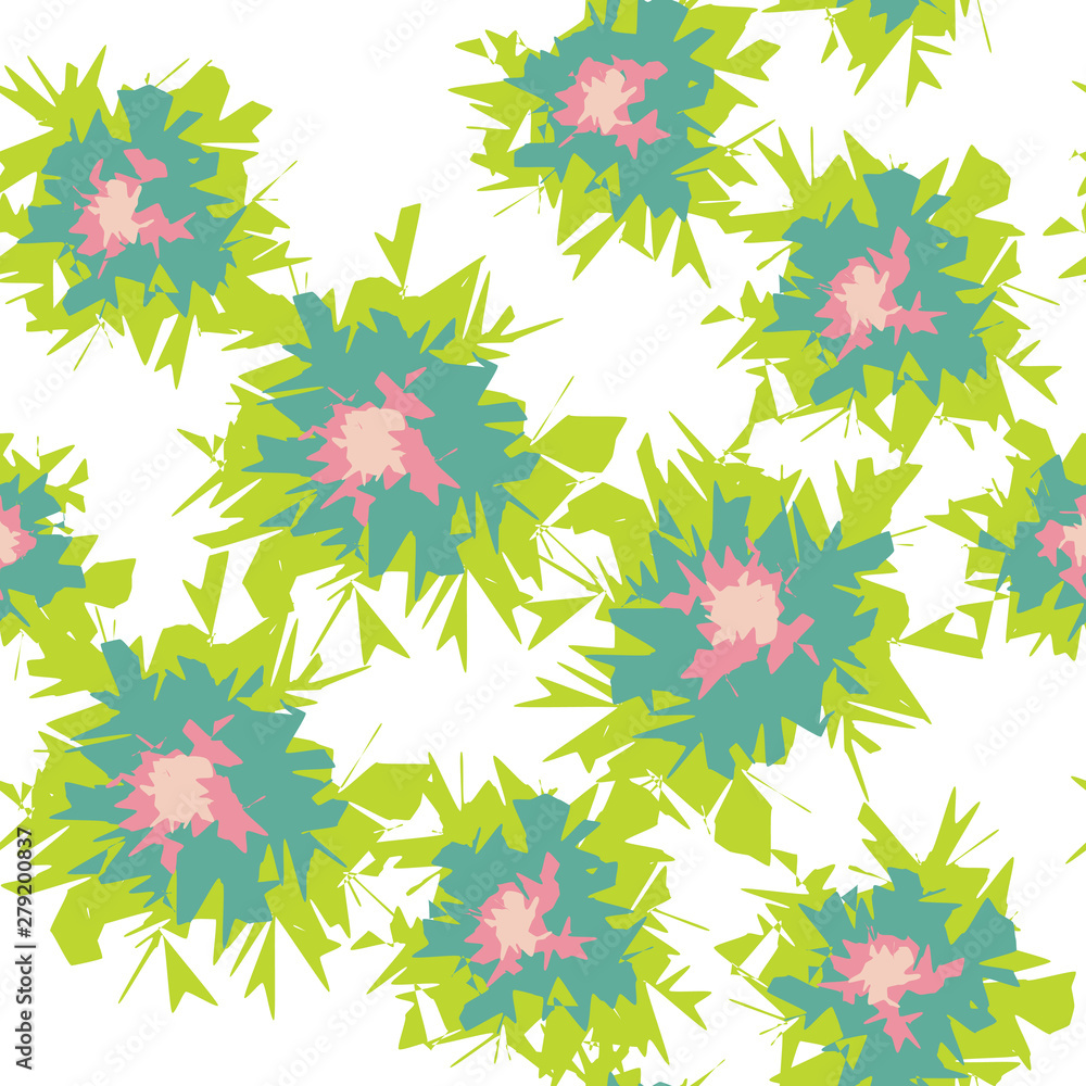 Graphic Flower Fun Seamless Repeating Pattern Graphic Flower Fun Seamless Repeating Pattern