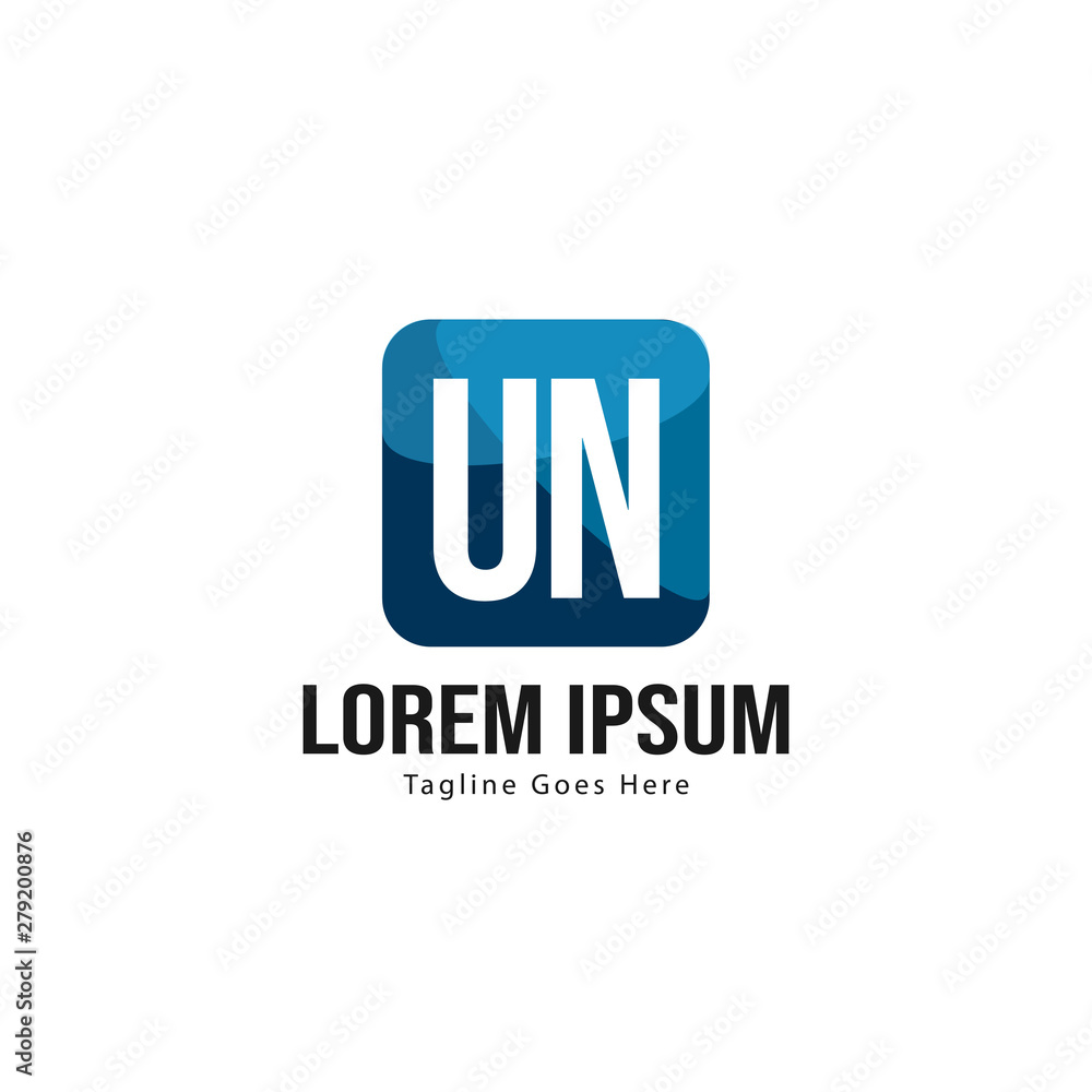 UN Letter Logo Design. Creative Modern UN Letters Icon Illustration UN Letter Logo Design. Creative Modern UN Letters Icon Illustration