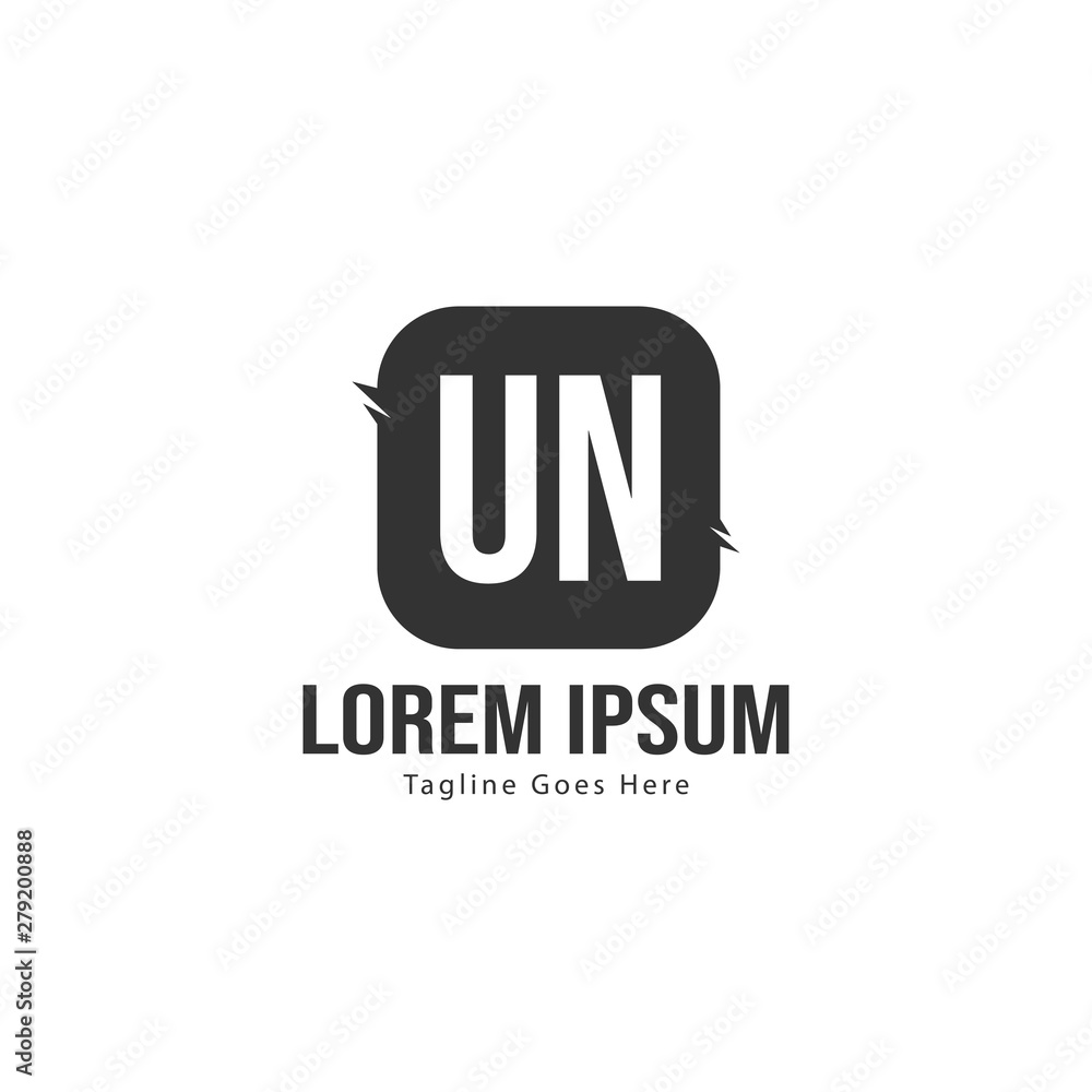 UN Letter Logo Design. Creative Modern UN Letters Icon Illustration UN Letter Logo Design. Creative Modern UN Letters Icon Illustration