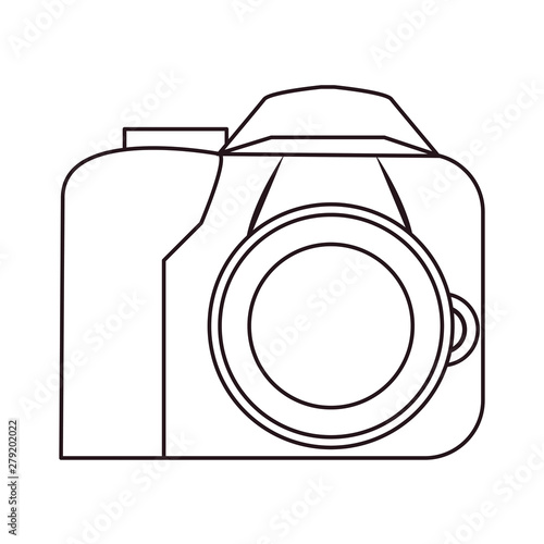 photographic camera gadget icon vector ilustration