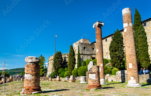 Forense Roman Basilica in Trieste, Italy