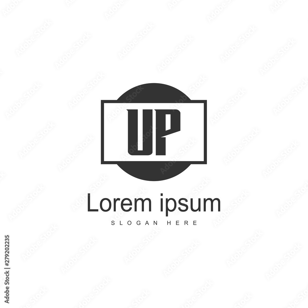 UP Letter Logo Design. Creative Modern UP Letters Icon Illustration UP Letter Logo Design. Creative Modern UP Letters Icon Illustration