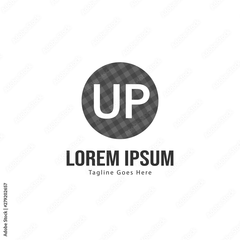 UP Letter Logo Design. Creative Modern UP Letters Icon Illustration UP Letter Logo Design. Creative Modern UP Letters Icon Illustration