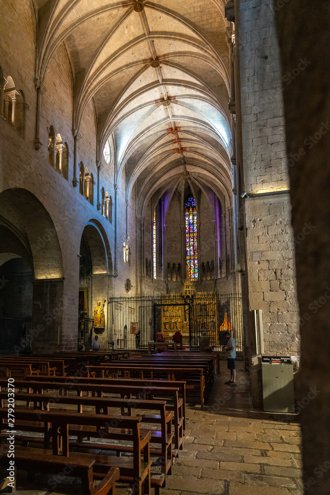 Obraz premium Cathedral of Girona in Catalonia, Spain.