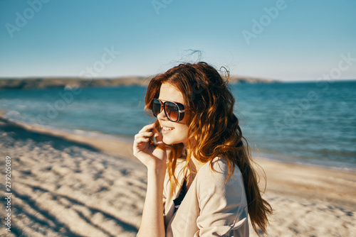 young woman on the beach