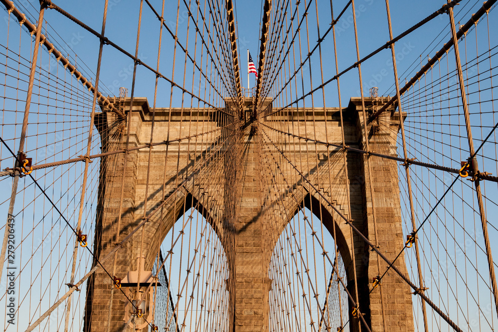Fototapeta premium Most Brookliński, Nowy Jork, Nowy Jork