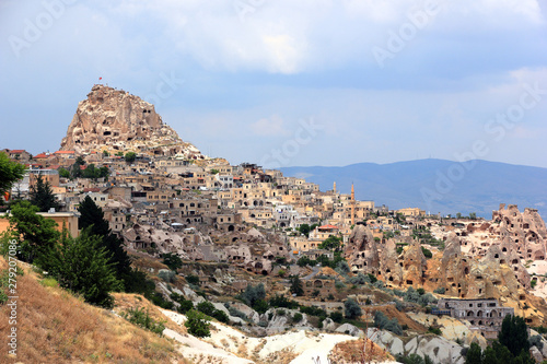 Uchisar - castle and village. Cappadocia, Central Anatolia, Turkey. © eugen_z