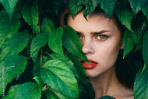 Portrait of young beautiful smiling woman