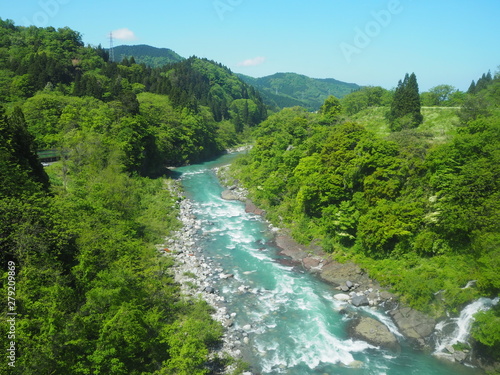 river in the mountains