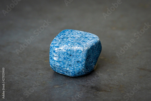 Blue sponge coral stone gem amazing texture different blue tones