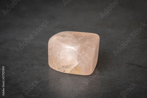 Rosa rose pink gemstone gem jewel mineral precious shiny photo