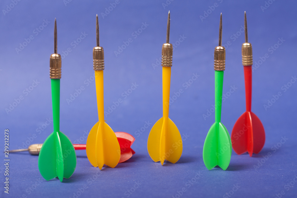 Naklejka premium colorful darts