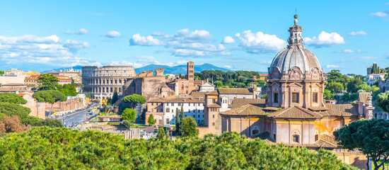 Acrylglasbilder Rom Santi Luca e Martina im Forum Romanum  © pyty